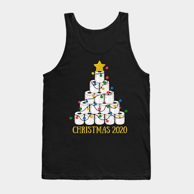 Toilet Paper Christmas Tree Tank Top by JonesCreations